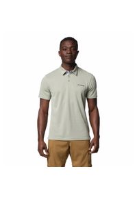 columbia - Columbia Koszulka Polo Nelson Point 1772721347. Typ kołnierza: polo. Kolor: zielony #1
