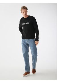 Americanos Sweter Nevado Czarny Regular Fit. Kolor: czarny. Materiał: syntetyk #3