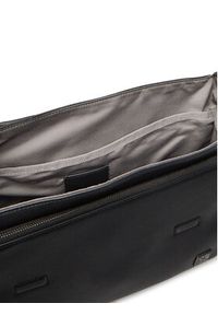 Calvin Klein Saszetka Emblem Hw Flap Messenger LV04D3299G Czarny. Kolor: czarny. Materiał: skóra #3