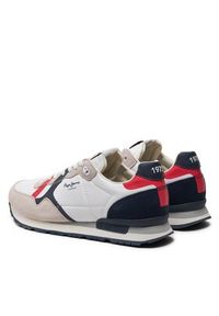 Pepe Jeans Sneakersy Brit Road M PMS40007 Biały. Kolor: biały