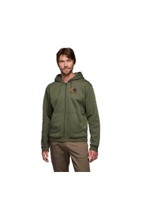 Bluza z kapturem z pełnym zamkiem błyskawicznym Black Diamond Faded. Typ kołnierza: kaptur. Kolor: zielony, czarny, wielokolorowy. Sport: wspinaczka #2