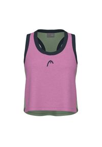 Head Play Crop Top Women's T-shirt. Kolor: niebieski #1