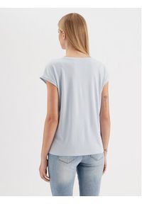 Vero Moda T-Shirt Filli 10247666 Błękitny Regular Fit. Kolor: niebieski. Materiał: syntetyk