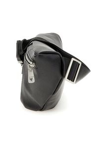 Guess Saszetka nerka Certosa Saffiano Smart Mini Bags HMECSA P3331 Czarny. Kolor: czarny. Materiał: skóra