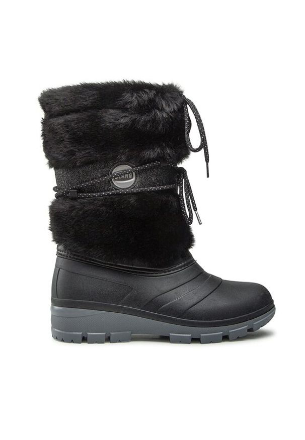 Olang Śniegowce Puff Czarny. Kolor: czarny. Materiał: syntetyk