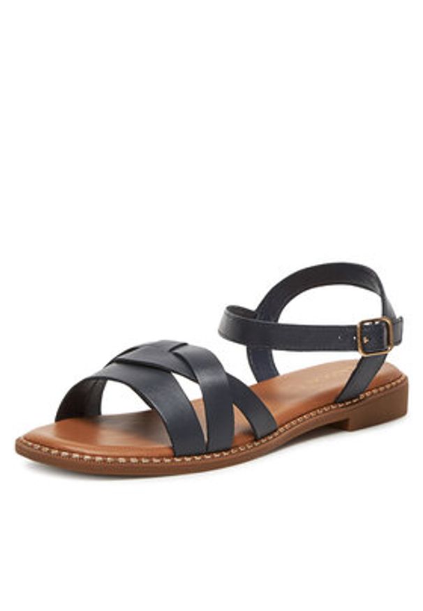 Lasocki Sandały RST-KM215-02 Granatowy. Kolor: niebieski. Materiał: skóra