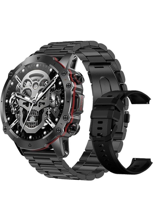 Smartwatch Rubicon RNCF18 Czarny. Rodzaj zegarka: smartwatch. Kolor: czarny