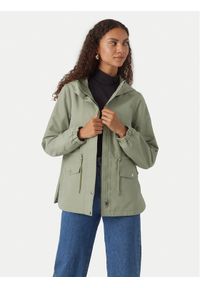 Vero Moda Parka Paisley 10301577 Khaki Regular Fit. Kolor: brązowy. Materiał: syntetyk. Wzór: paisley #1