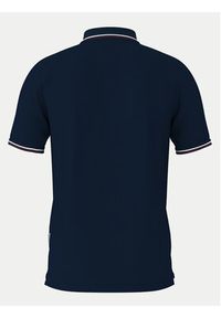 Selected Homme Polo 16095852 Granatowy Slim Fit. Typ kołnierza: polo. Kolor: niebieski. Materiał: bawełna #5