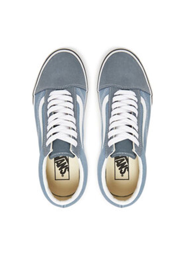 Vans Tenisówki Old Skool VN000D9YRV21 Niebieski. Kolor: niebieski. Materiał: skóra, zamsz