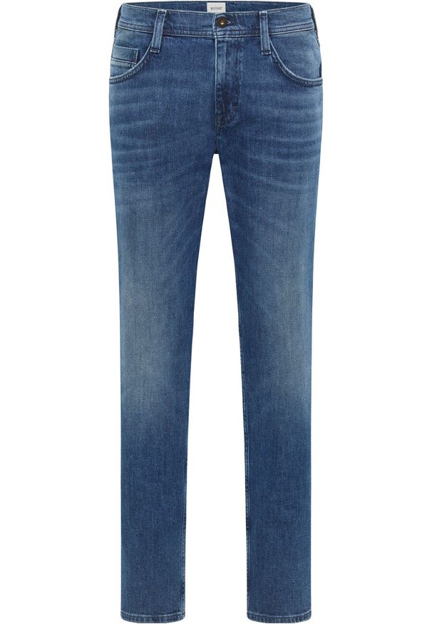 Mustang - MĘSKIE SPODNIE JEANSOWE MUSTANG DENVER STRAIGHT DENIM BLUE 1014607 5000 903