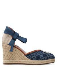 Espadryle Liu Jo. Kolor: niebieski. Materiał: denim