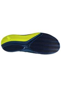 Buty do tenisa męskie Asics Gel-resolution 9. Zapięcie: sznurówki. Kolor: wielokolorowy, niebieski. Materiał: materiał. Szerokość cholewki: normalna. Sport: tenis