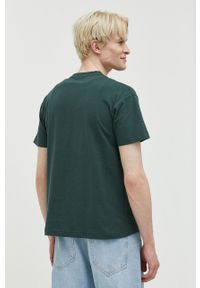 Sixth June t-shirt bawełniany kolor zielony z aplikacją. Okazja: na co dzień. Kolor: zielony. Materiał: bawełna. Wzór: aplikacja. Styl: casual #5