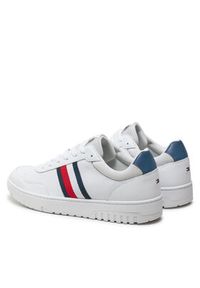 TOMMY HILFIGER - Tommy Hilfiger Sneakersy Th Basket Core Lite FM0FM05116 Biały. Kolor: biały. Materiał: materiał