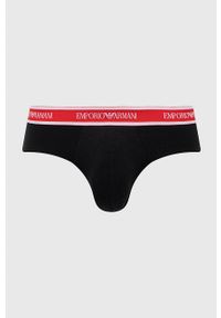 Emporio Armani Underwear Slipy (3-pack) męskie kolor czarny. Kolor: czarny #5