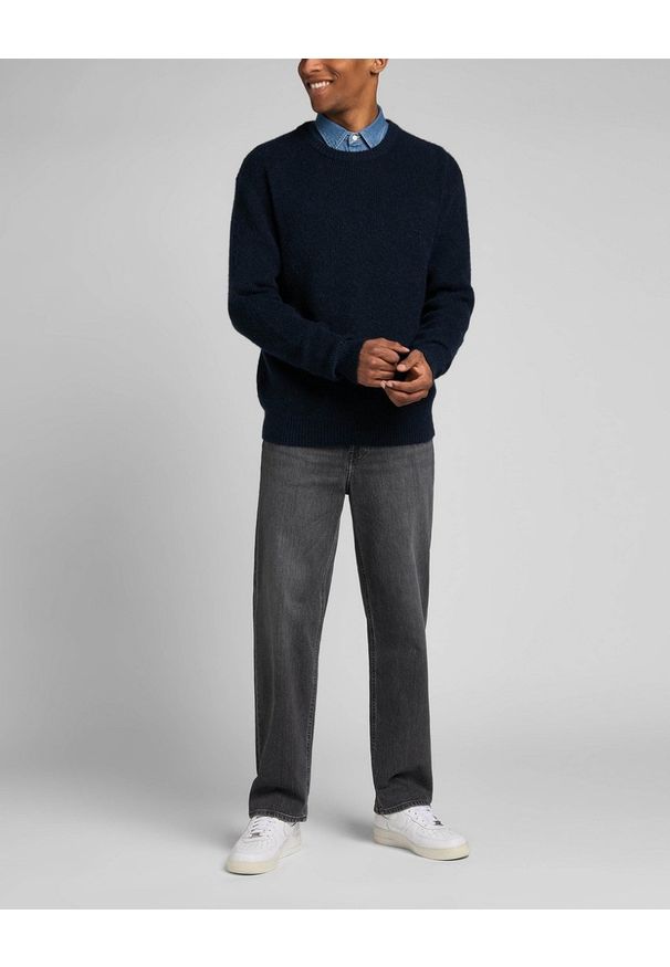 Lee - LEE SEASONAL CREW MĘSKI SWETER KLASYCZNY MOOD L83ZDD61 112322656. Styl: klasyczny