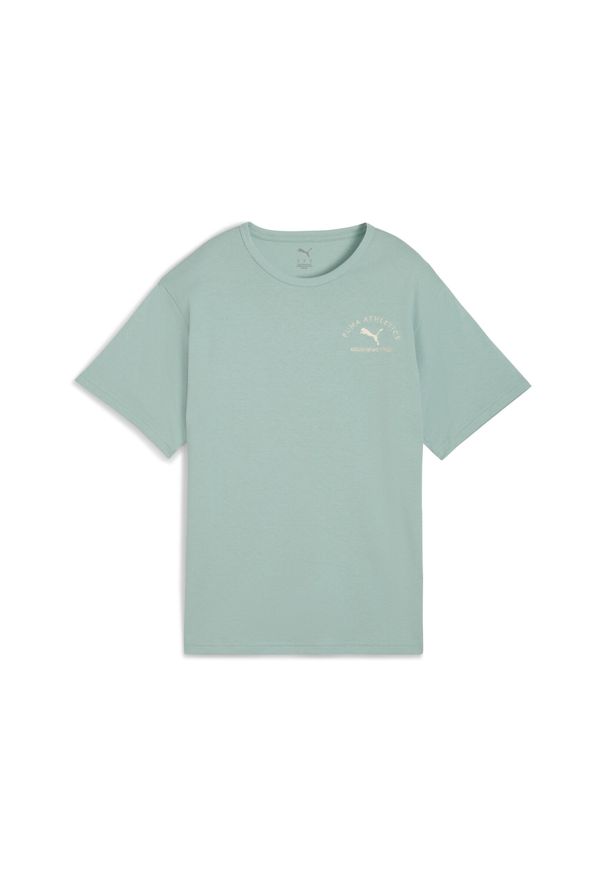 Puma - Damska koszulka PUMA Class o luźnym kroju PUMA. Kolor: zielony. Sport: bieganie