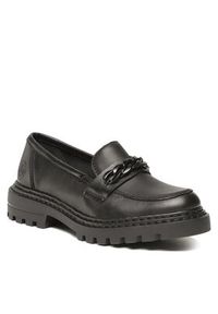 Rieker Loafersy Z9657-00 Czarny. Kolor: czarny. Materiał: skóra #6