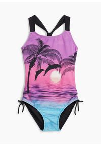 bonprix - Kostium kąpielowy. Kolor: wielokolorowy. Wzór: nadruk #1