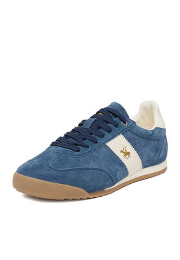 Beverly Hills Polo Club Sneakersy EO-LOGAN-01 MP40 Granatowy. Kolor: niebieski. Materiał: zamsz, skóra