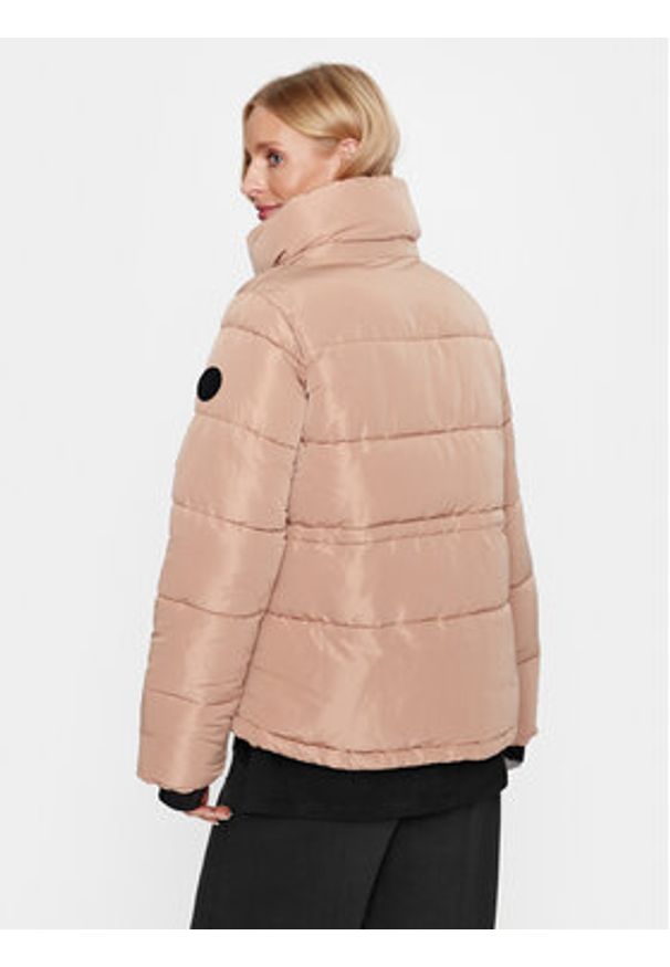 DKNY Sport Kurtka przejściowa DP3J9308 Brązowy Regular Fit. Kolor: brązowy. Materiał: syntetyk. Styl: sportowy