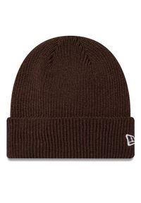 New Era Czapka Wool Cuff Knit Beanie 60424809 Brązowy. Kolor: brązowy. Materiał: akryl, materiał