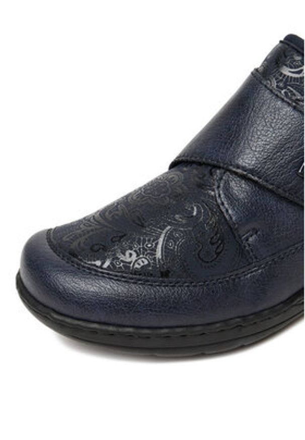 Rieker Półbuty 48951-14 Granatowy. Kolor: niebieski. Materiał: syntetyk, materiał