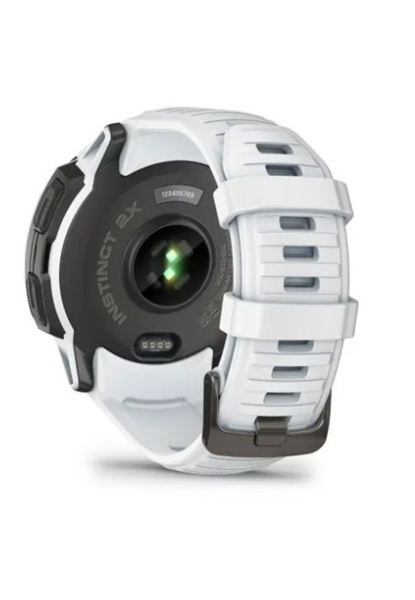 GARMIN - Garmin Instinct 2X Solar (kamiennobiały / kamiennobiały pasek). Rodzaj zegarka: smartwatch. Styl: militarny, biznesowy