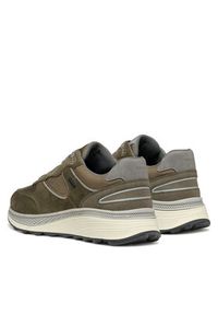 Geox Sneakersy U Spherica Actif X1 U46HGA 02285 C3277 Khaki. Kolor: brązowy. Materiał: zamsz, skóra #4
