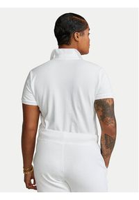 Polo Ralph Lauren Polo 211870245001 Biały Slim Fit. Typ kołnierza: polo. Kolor: biały. Materiał: bawełna #4