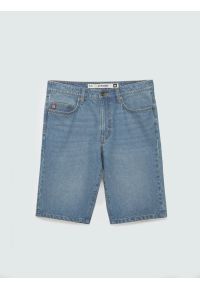 Big-Star - Szorty męskie jeansowe niebieskie Colter 310. Stan: podwyższony. Kolor: niebieski. Materiał: jeans. Długość: krótkie. Sezon: lato. Styl: wakacyjny, vintage, klasyczny #1