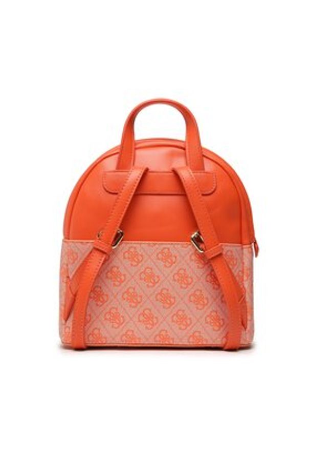 Guess Plecak Backpack J3GZ14 WFHF0 Pomarańczowy. Kolor: pomarańczowy. Materiał: skóra