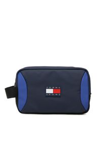 Tommy Jeans Kosmetyczka Tjm Function Washbag AM0AM11027 Granatowy. Kolor: niebieski. Materiał: skóra