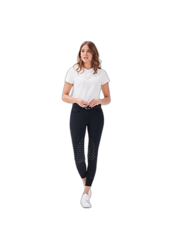 GAZE - Koszulka damska Gaze Jazzie. Typ kołnierza: dekolt w kształcie V. Kolor: biały. Materiał: prążkowany. Długość rękawa: krótki rękaw. Długość: krótkie. Wzór: nadruk