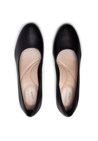 Clarks Czółenka Ambyr Joy 261577644 Czarny. Kolor: czarny. Materiał: skóra #4