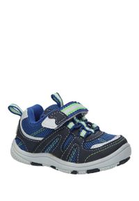Casu - granatowe buty sportowe na rzepy casu k-628. Zapięcie: rzepy. Kolor: niebieski #1