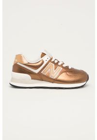 New Balance - Buty WL574PT2. Nosek buta: okrągły. Zapięcie: sznurówki. Kolor: brązowy. Materiał: guma. Model: New Balance 574