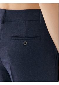 Weekend Max Mara Spodnie materiałowe Freccia 2351361133 Granatowy Slim Fit. Kolor: niebieski. Materiał: materiał, wełna