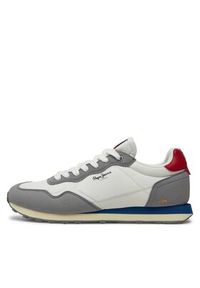 Pepe Jeans Sneakersy Natch Basic M PMS40010 Biały. Kolor: biały. Materiał: materiał