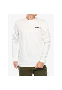 KAVU - Longsleeve męski Kavu LS Etch Art. Kolor: biały. Długość rękawa: długi rękaw