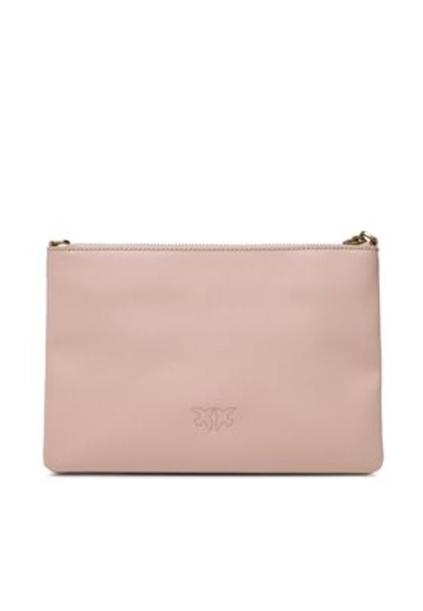 Pinko Torebka Flat Classic PE 23 PCPL 100455 A0F1 Różowy. Kolor: różowy. Materiał: skórzane