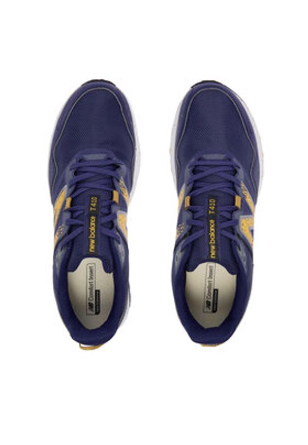 New Balance Buty do biegania 410v8 MT410BG8 Niebieski. Kolor: niebieski. Materiał: materiał