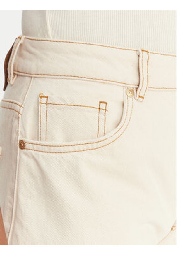 Hugo - HUGO Jeansy Gimine_5 50561201 Écru Barrel Fit. Kolor: kremowy