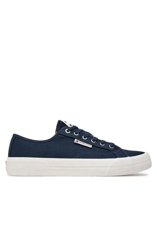 Tommy Jeans Tenisówki Tjm Lace Up Canvas Color EM0EM01365 Granatowy. Kolor: niebieski. Materiał: materiał