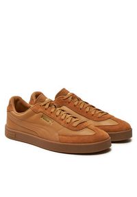 Puma Sneakersy Puma Club II Era 397447 03 Brązowy. Kolor: brązowy. Materiał: skóra