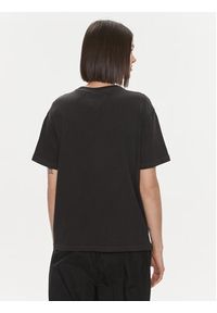 Tommy Jeans T-Shirt Rock DW0DW17370 Czarny Relaxed Fit. Kolor: czarny. Materiał: bawełna. Styl: rockowy