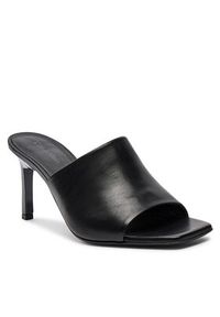 Calvin Klein Klapki Heel Mule 70 Lth HW0HW01948 Czarny. Kolor: czarny. Materiał: skóra #3