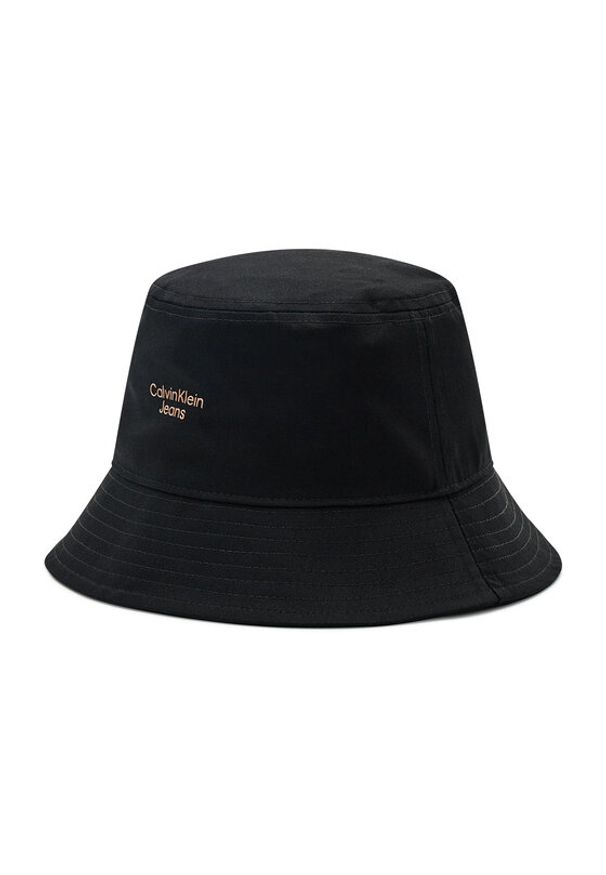 Calvin Klein Jeans Kapelusz Dynamic Bucket Hat K60K609385 Czarny. Kolor: czarny. Materiał: materiał