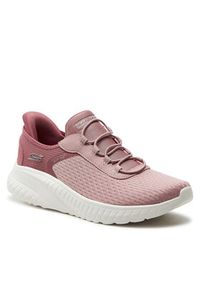 skechers - Skechers Sneakersy Bobs Squad Chaos-In Color 117504/BLSH Różowy. Kolor: różowy. Materiał: mesh, materiał #5